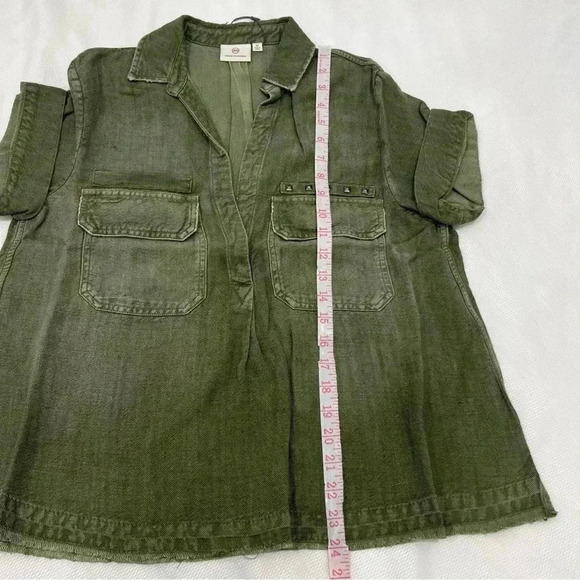 AG Anson Tencel And Linen Blend Top size xs - Picture 10 of 10